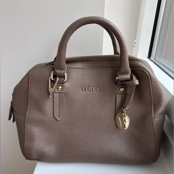 Furla Elena Saffiano Satchel - Picture 2 of 10